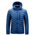 2021 New Men's Autumn Thick Hooded Parkas Mens Fashion Casual Slim Jackets Coat Men Winter Warm Waterproof Jackets