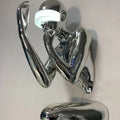 Pop Art Design Statue Artificial Bust Body Sculpture Home Decoration Wall Sculpture Resin Electroplating Handicraft Sculptureas