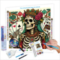 N-671 Diy Diamond Painting  Lint Canvas square Crystal Drills Scratch Painting Scenery Diamond Painting Kits
