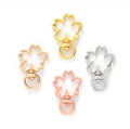 Factory Supply Good Quality 4 Colors Cherry Shaped Metal Bag Keychains