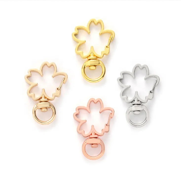 Factory Supply Good Quality 4 Colors Cherry Shaped Metal Bag Keychains