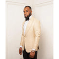 Latest Design Men Suits One Button Wedding Tuxedos 2 Pieces Jacket Black Pants Party Birthday Wear