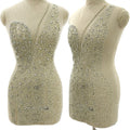 WDP-438 Keering 2024 New Arrivals Fashion Handmade Rhinestone Applique for Evening Party Dress