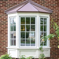 Built-In Vertical Sliding Glass Window Popular Styles American Aluminium Bay Windows Alloy Frame Triple Glazed Bay Bow windows