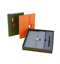 Popular Trip-fold Notebook Diary A5 Size Diary with Pu Leather for School and Office Business