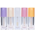 Wholesale 6.5ml Popular Style Private Label Clear Custom Empty Lip Gloss Container Tube With Big Applicator Brush