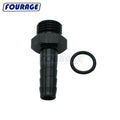Auto Parts Aluminum Alloy AN6 ORB Male to 3/8" Hose Barb Fitting Fuel Oil Pump Inlet Fitting Adapter
