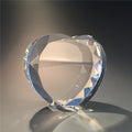 OEM / ODM Various Size Blank Heart Shape Crystal for 3d/2d Laser Engraving