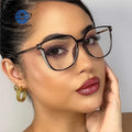Teenyoun 87042 Retro Oval Women Anti Blue Light Glasses Frame Men Optical Luxury Eyewear 2024 Wholesale