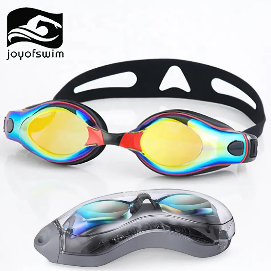 100% Eco-friendly Silicone Adult Swim Goggles Adjustable Racing Anti-Fog Glasses Best Sport Dive Gear Accessories Wide Coverage