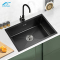 OEM/ODM Customizable Stainless Steel Kitchen Sink 304/201 Single Bowl Kitchen Stainless Steel Sink Manufacturer with Faucet