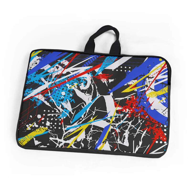 Bulk Order 14 15 inch Laptop Bag Custom Anime Design Double Sided Printed Sleeve Professional Computer Bag Supply