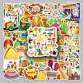 50PCS Factory Hot-selling Waterproof Self-adhesive Full Benefit Mexico Stickers for Mobile Phone Case & Pencil Case