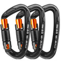 UIAA Safety Certified 25KN Auto Lock Carabiner Aviation Aluminum for Outdoor Climbing Customized Colors and Logos