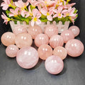 Wholesale Natural Crystal Hand Carved High Quality Rose Quartz Sphere Crystal Ball for Home Decoration