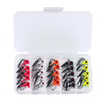 Wholesale Saltwater Soft Ice Fish Bait Lures Bucktail Metal Round Ball Lead Heads Fishing Jig Head Hook