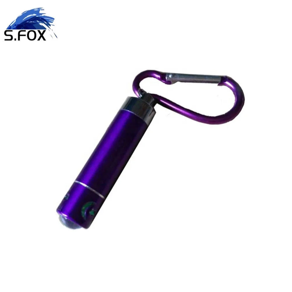 Factory Direct Supply Cheap Price Free Gift Aluminium Custom Led Carabiner Torch Flashlight