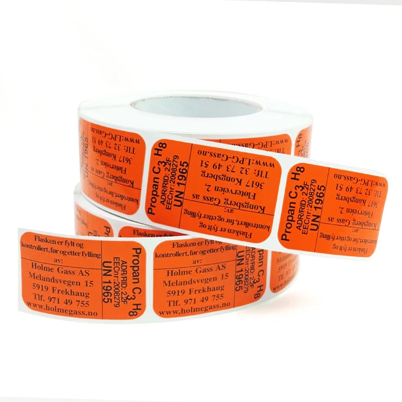 Best-selling Smooth Line Machine Sticker Printing Label Custom Rounded Waterproof Drum