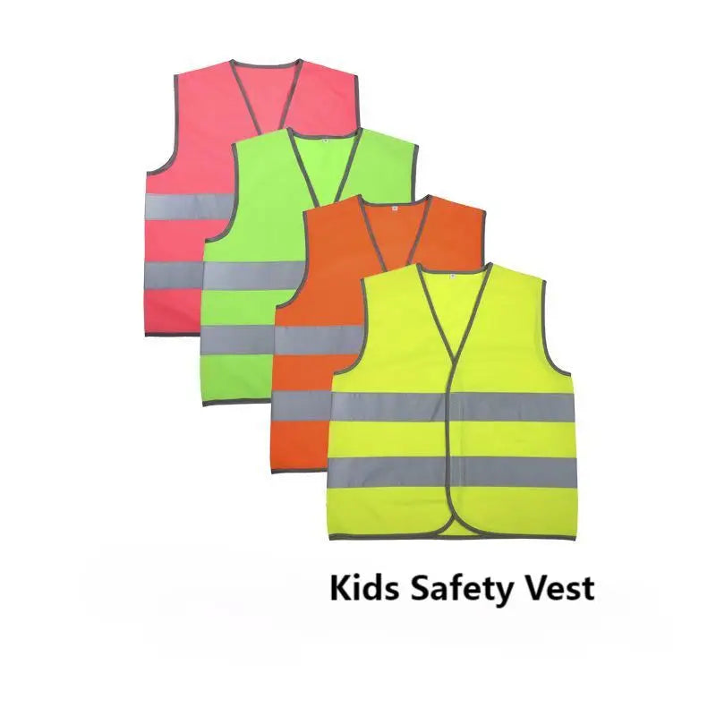 Wholesale High Visibility Kids Safety Vest Reflective Mesh Safety Clothing for School Outdoor Activities