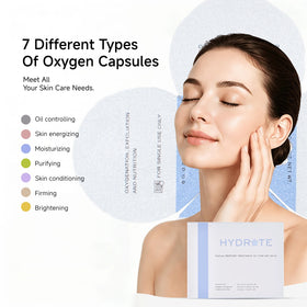 Wholesale Carbon Oxygen Facial Capsules Activated Charcoal Black Pods with Gel for Bohr Effect Spa Treatment