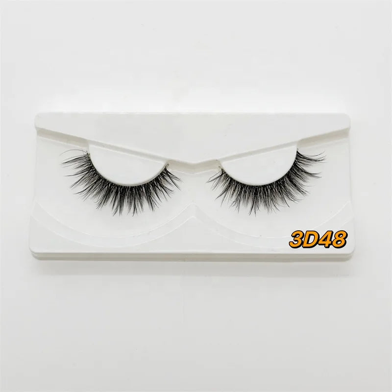 ODM OEM Well Prices Spot Wholesale 3D Handmade Natural Korean PBT Fiber Light Soft Eyelash Kit Eyelashes