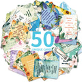 50PCS 11CM Trendy Inspirational Quotes Motivational Book Mark Philosophical Theology Card