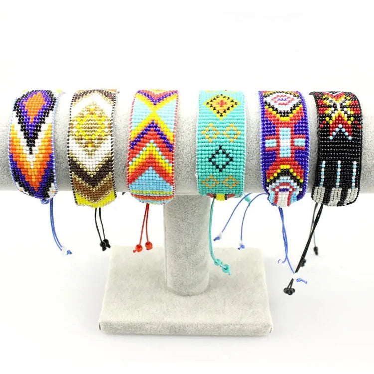 Wholesale Handmade Beads Bracelets Girls Boho Miyuki Bracelet Set for Women
