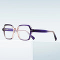 Oversized Square Trendy Optical Frame Chunky Anti Blue Light Glasses Frame for Girls Custom Nearsighted Eyeglasses