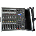 Biner GT8 Professional 550w*2 Power Mixer Amplifier Digital Mixer 8 Channel Audio Power Mixer Amplifier MegaBDM