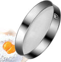 15/20/25/30CM Stainless Steel 304 60 Mesh Mirror Polished Flour Sifter Dishwasher Safe Reusable Durable Baking Cake Sifter Tool