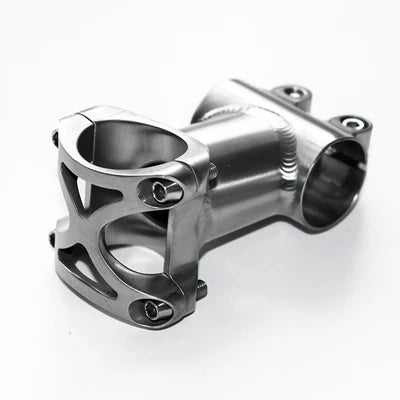 NH Titanium Road Bike Handlebar Stem with High Polish Black Anodized Finish Light Weight Bicycle Part
