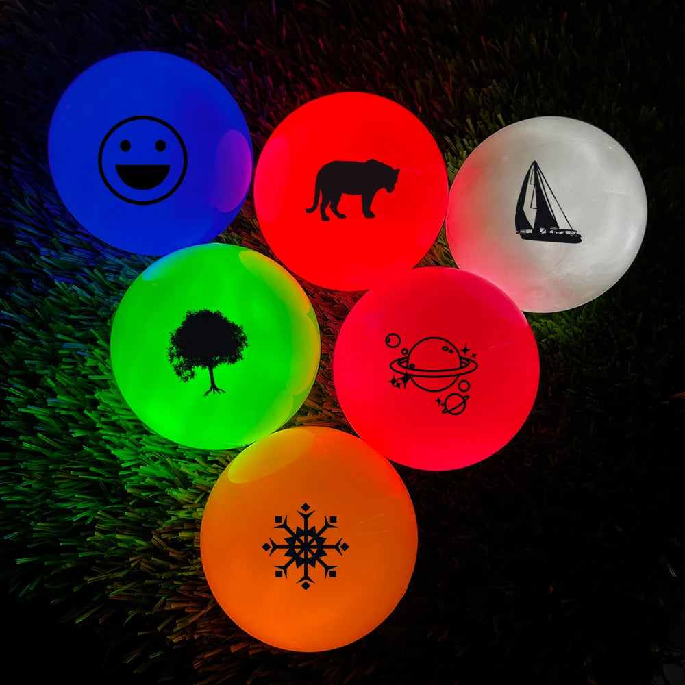 Wholesale No Dimples Smooth Golf Ball Park Golf Balls Custom Logo Park Golf Ball