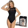 Custom Lingerie Box Casual Body Suit Jumpsuits Sleeveless Turtleneck Bodysuit Outfit for Women