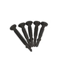 Black/Blue Zinc Plated Carbon Steel Self-Drilling Screw With Wing Cross Flat CSK Head