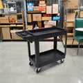 Heavy Duty Large Tooling Service Trolley Bathroom Storage Cart Rack with Wheels Vegetable Basket Storage Industrial Storage Cart