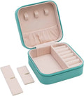 Wholesale PU Leather Mini Jewelry Box Organizer Fashionable Lady Style Makeup & Cosmetic Storage with Zipper Closure