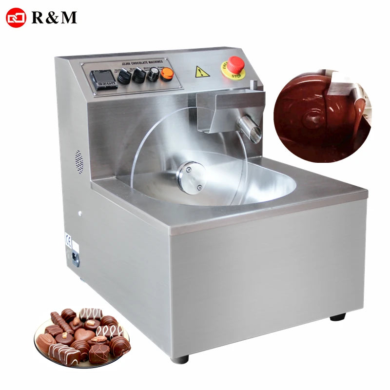 5kg Chocolate Tempering Industrial Tray Mashine-machin 8kg Factory Sell Chocolate Tempering/moulding/melti Machine Used for Sale