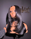 Brazilian Virgin Human Hair Wig 13*4 Lace Front Bob Wig with Preplucked 4*4 Closure 100% Human Hair Handmade in Brazil