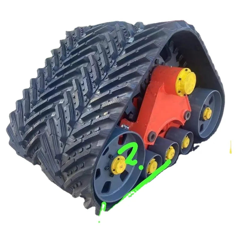 Heavy Crawler Tracked System Tractor Agricultural Farm Equipment Work Use Rubber Track Conversion System Undercarriage