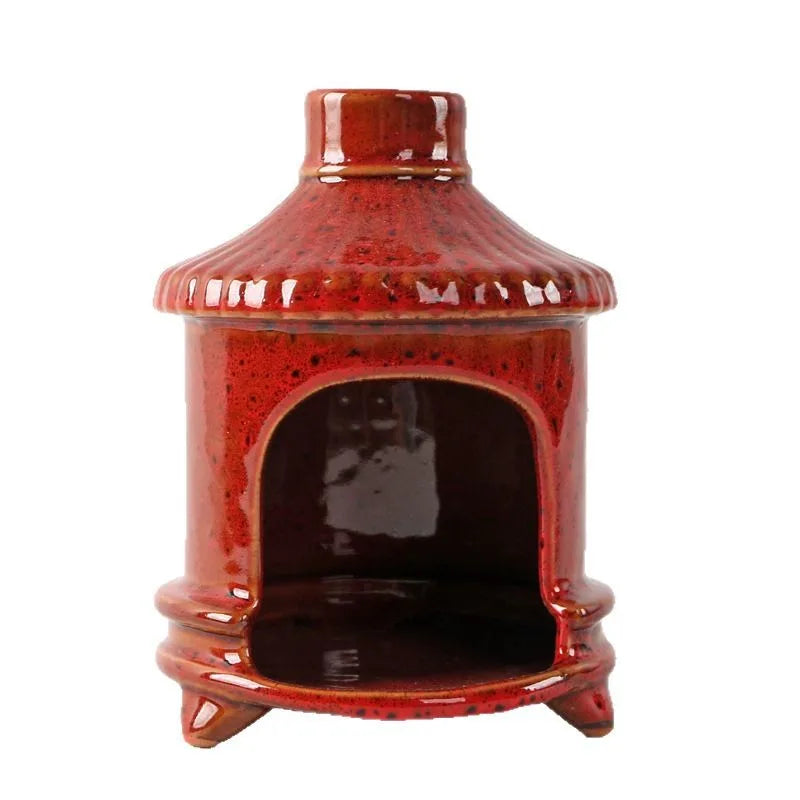 Electric Ceramic Sacred Wood Burning Rack Aromatherapy Furnace with Stick Holder Sage Plate for Home Use Palo Santo Holder