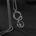 Popular Cool Unisex Jewelry Personalized Animal Charm Fashion Stainless Steel Snake Pendant Necklace Men and Women Jewelry