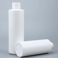16oz 500ml Natural HDPE Cylinder Bottles with White Polypropylene Caps Chemical Resistance Packaging Bottle for Liquid