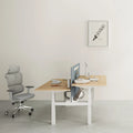 Electric Modern Height Adjustable 4-Way Extendable Workstation with Metal Stand for Commercial Use ISO Certified 5-Year Warranty