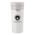 ROSY M152 380ml White Stainless Steel Double Wall Vacuum Insulated Tumbler Lid 12-24 Hours Thermal Insulation for Car Logo