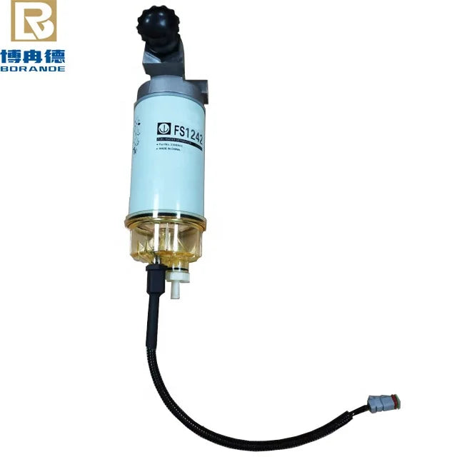 PC200-8 Excavator Oil Water Separation Filter Element Filter FS1242 Diesel Fuel Filter Water Separator 3355903
