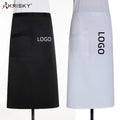 CHEF APRON Men's Home Restaurant Hotel Half Apron Kitchen Work Clothes Black Half Apron Women's Custom