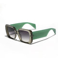 Summer New Fashionable All-Match Sunglasses European American Large Frame Square Sunscreen Sunglasses for Women Men PC Material