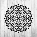 Wall Stencil Mandala Laser Cut Mandala Template for Painting Wood Prosperity Mandala Stencils