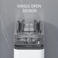 Automatic Mini Stainless Steel Trash Bin Smart Touch-Free Standing Induction Garbage Can for Home Use Rectangle Shape