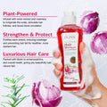 Organic Hair Shampoo and Conditioner with Onion Biotin & Rosemary Moisturizing and Nourishing Revitalizes Hair Strands